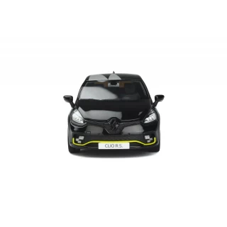 RENAULT CLIO 4 R.S. 18 BLACK 2018 OttO mobile 1:18 Resinemodell (Türen, Motorhaube... nicht zu öffnen!)